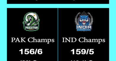 PAK Champs vs IND Champs Final Match