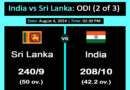 भारताचा श्रीलंका दौरा : भारत विरुद्ध श्रीलंका, दुसरा ODI सामना डिटेल्स | India’s Tour of Sri Lanka : India vs Sri Lanka 2nd ODI Match Details