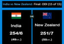 final match of the ICC Champions Trophy 2025 between India and New Zealand
